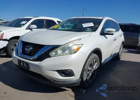 2016 Nissan Murano Sl z USA, uszkodzony, nr VIN 5N1AZ2MH9GN108034